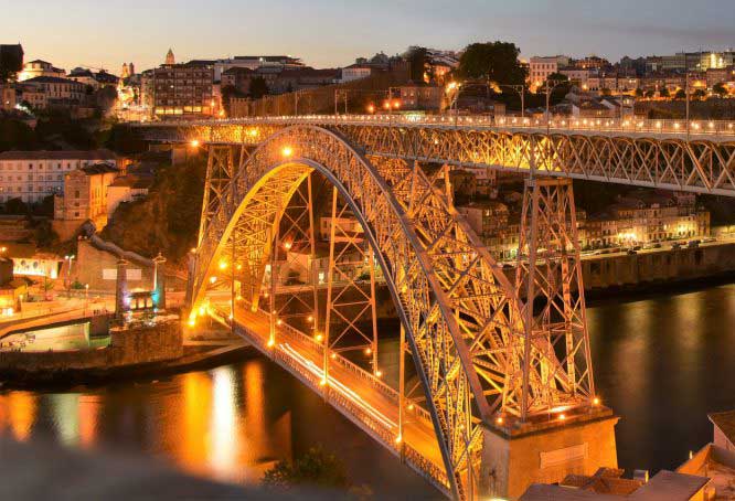 Pont Dom-Luis à Porto, Portugal