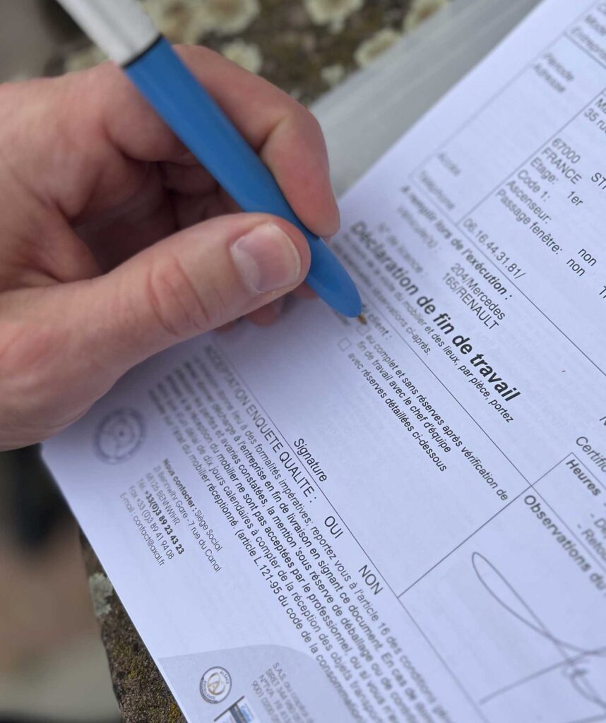Lettre de voiture, document utile lors d'un déménagement